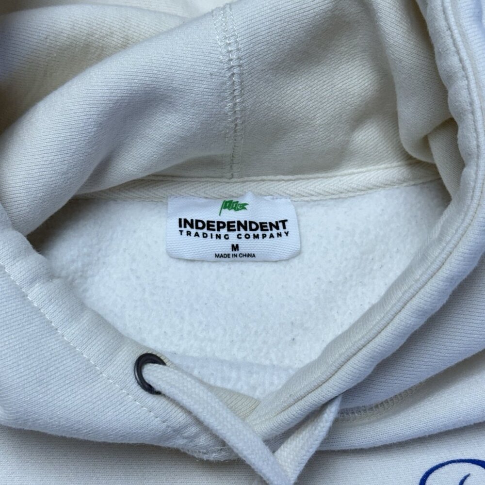 Barstool Golf Hoodie Sweatshirt Mens Medium Cream Independent Trading Co Brand - Picture 9 of 11